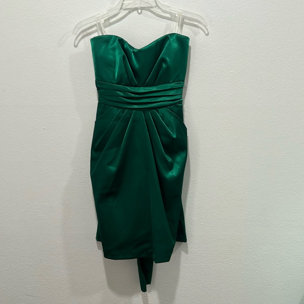 Teeze Me Emerald Green Cocktail/Party Dress
